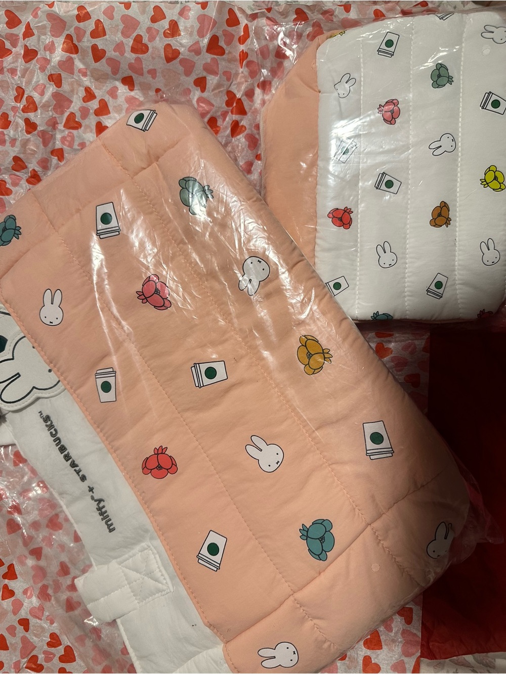 Starbucks Miffy Quilted Tote & Pouch - Picture 5 of 6